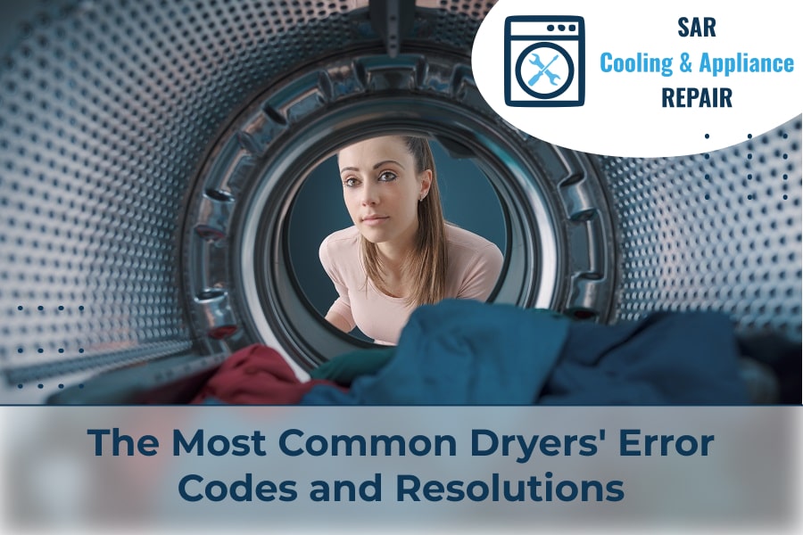 The Most Common Dryers' Error Codes and Resolutions