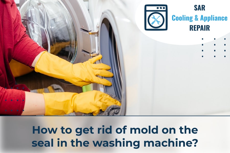 How to get rid of mold on the seal in the washing machine
