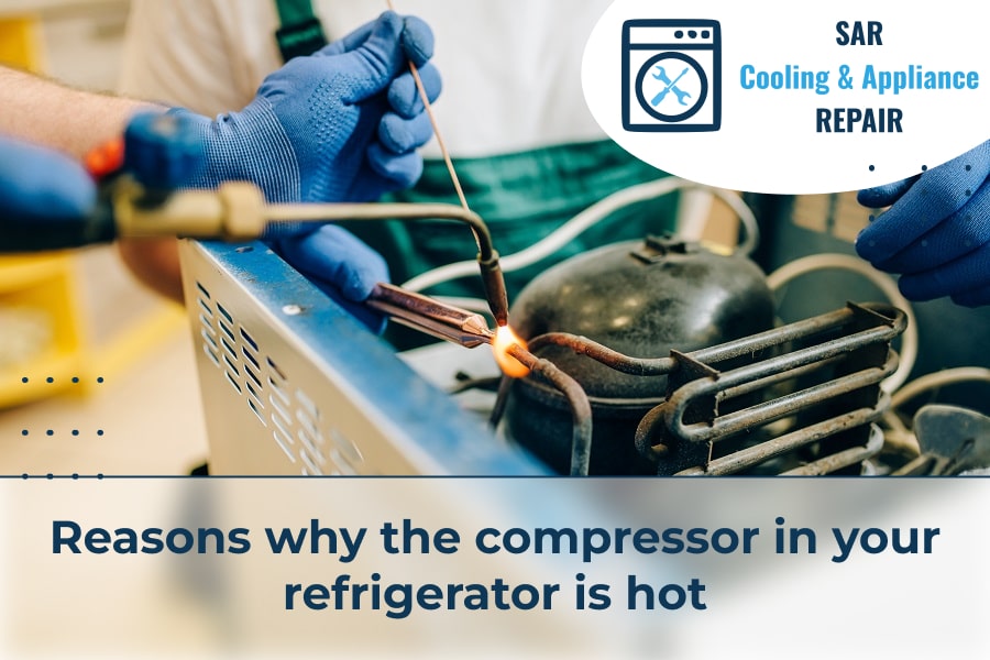Reasons why the compressor in your refrigerator is hot