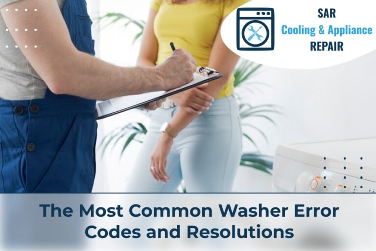 The Most Common Washer Error Codes and Resolutions