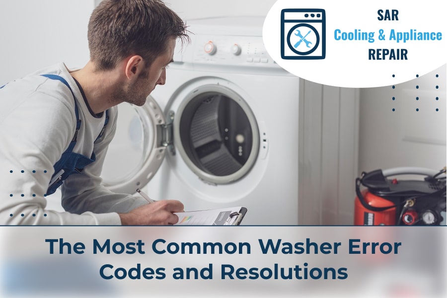 Washer Error Codes and Resolutions