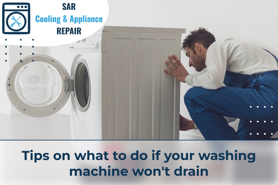 Tips on what to do if your washing machine won't drain