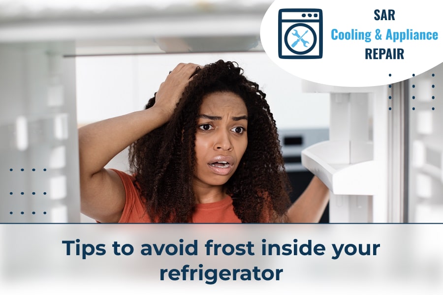 Tips to avoid frost inside your refrigerator