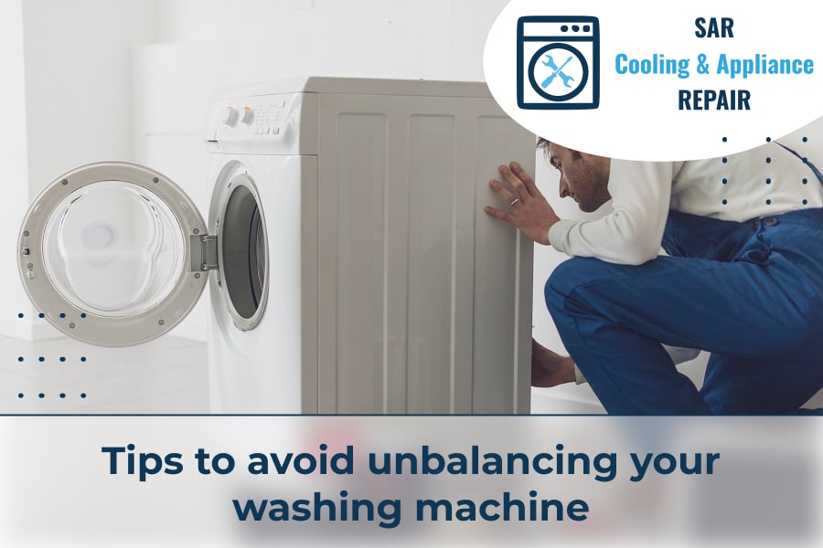 Tips to avoid unbalancing your washing machine