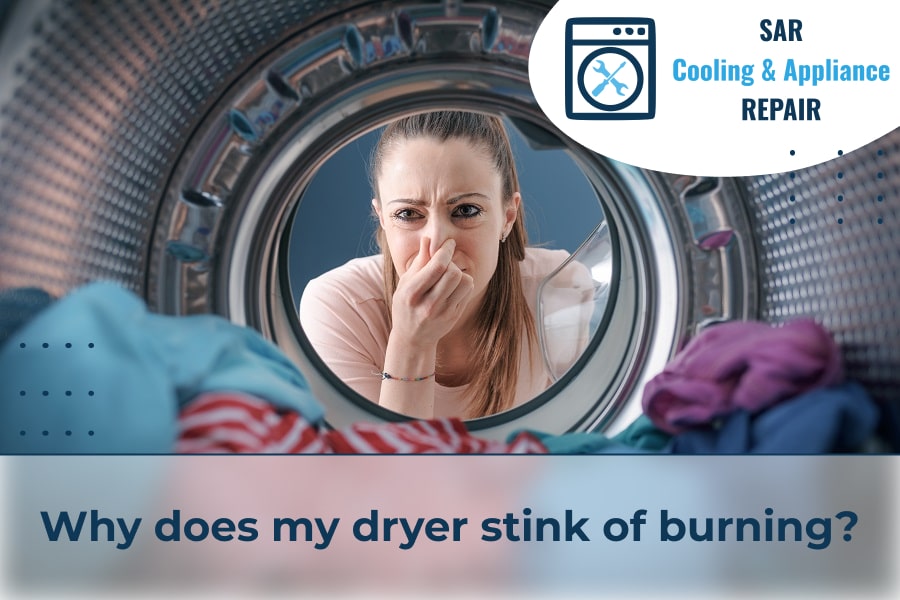Why does my dryer stink of burning