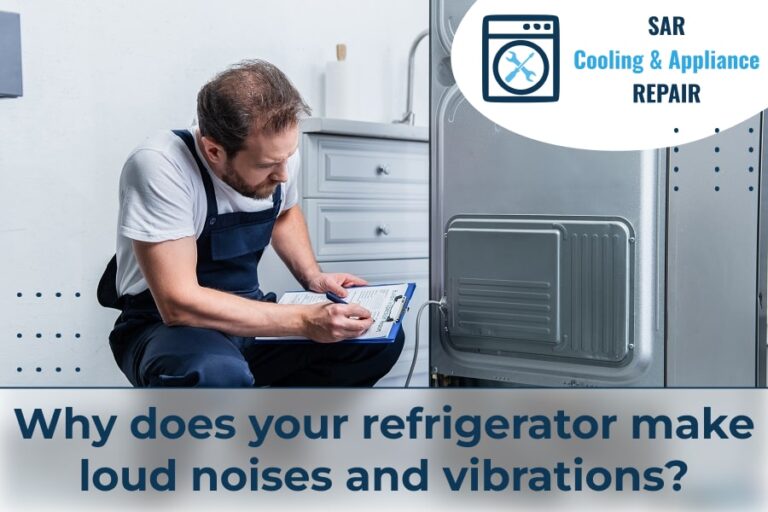 Refrigerator makes loud noises and vibrations Refrigerator Repair