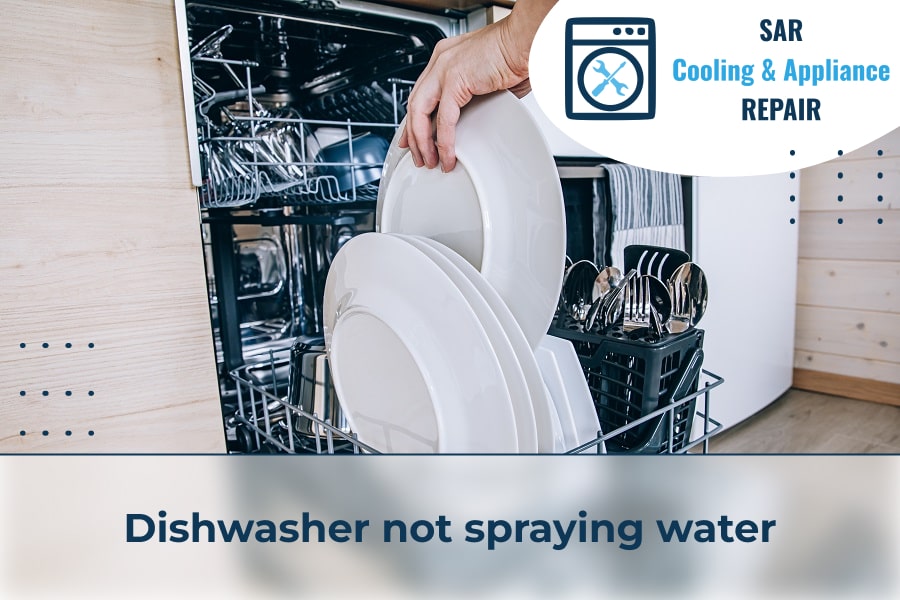 Dishwasher not spraying