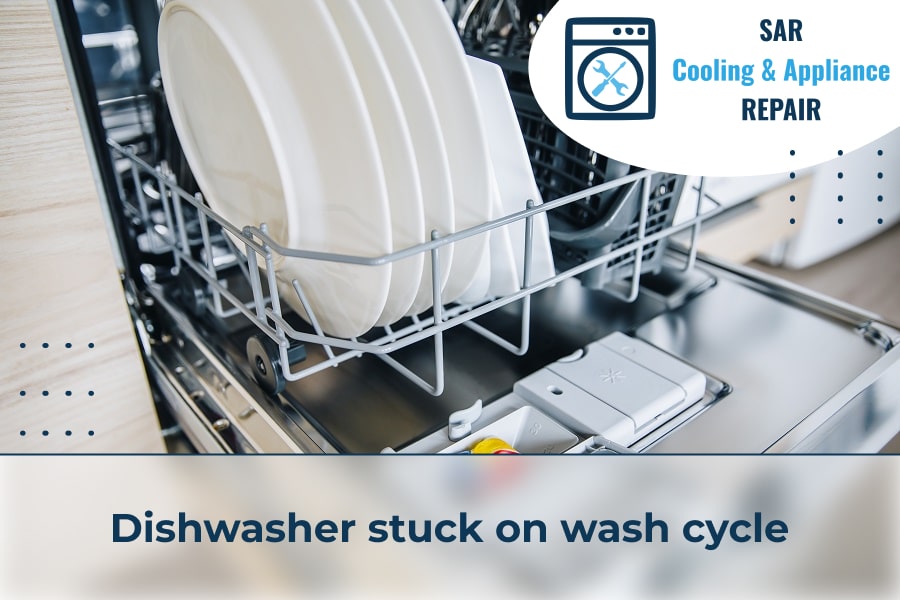 Dishwasher stuck on wash cycle 