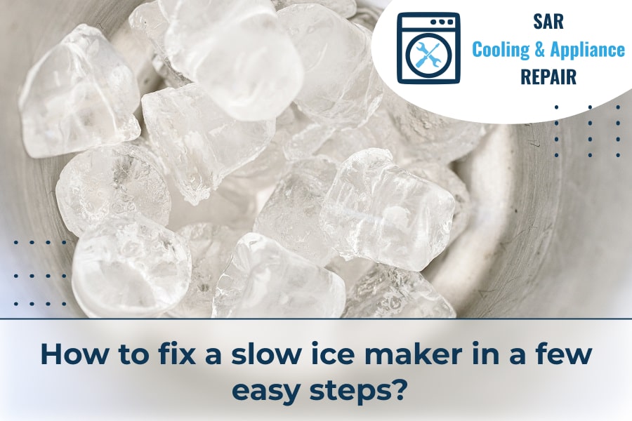 How to fix a slow ice maker in a few easy steps