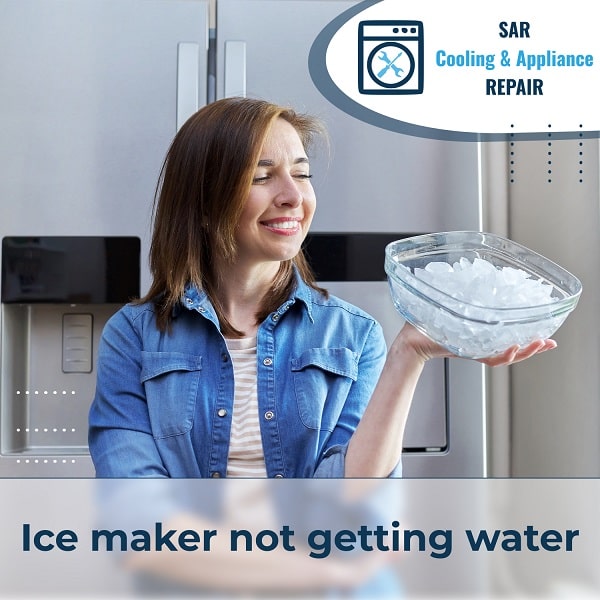 Ice maker not getting water