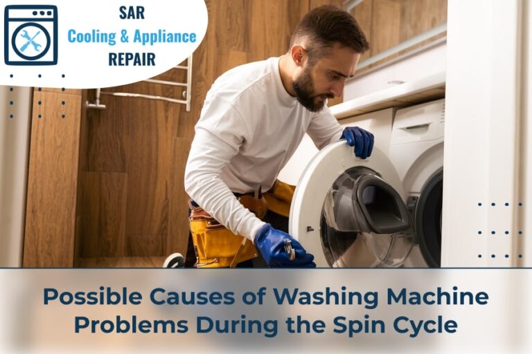Washing machine problems spin cycle Possible Causes