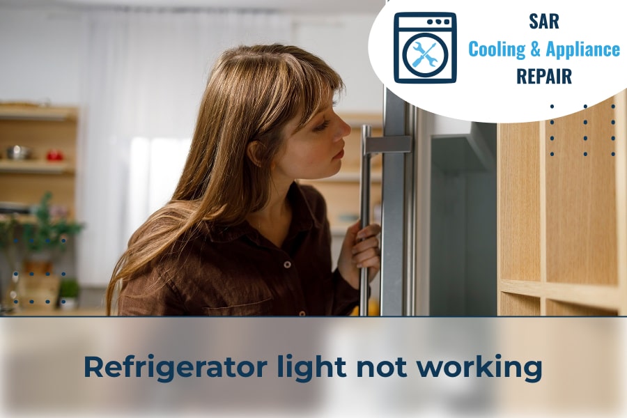 Refrigerator light not working