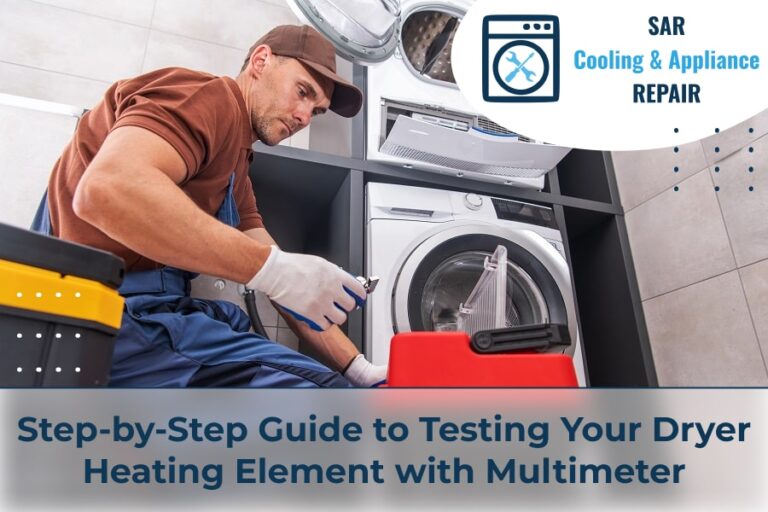 Testing dryer heating element with multimeter StepbyStep Guide