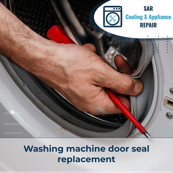 Washing machine door seal replacement