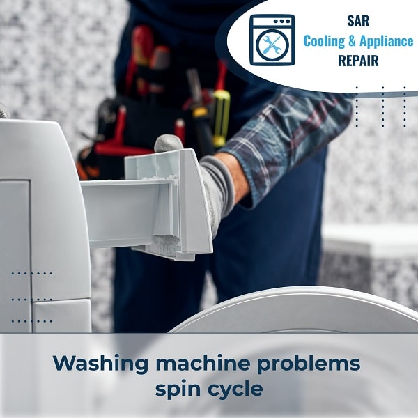 Washing machine problems spin cycle