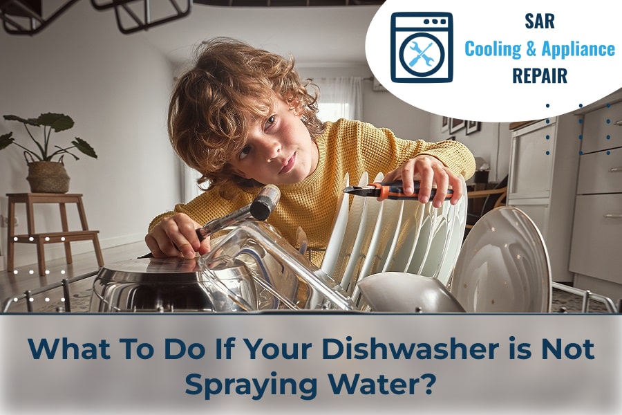 What To Do If Your Dishwasher is Not Spraying Water