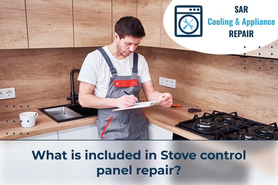 What is included in Stove control panel repair