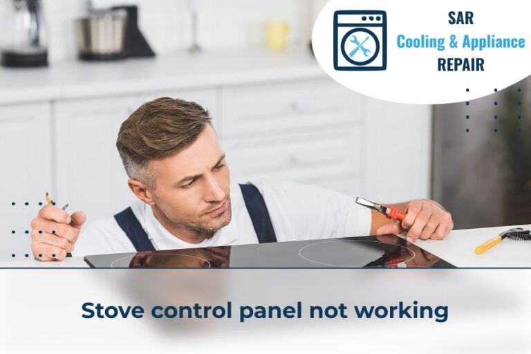 Stove control panel not working What is included in Stove repair?