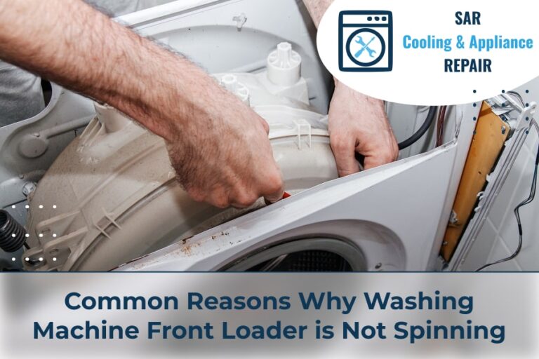 Washing machine front loader not spinning Common Reasons