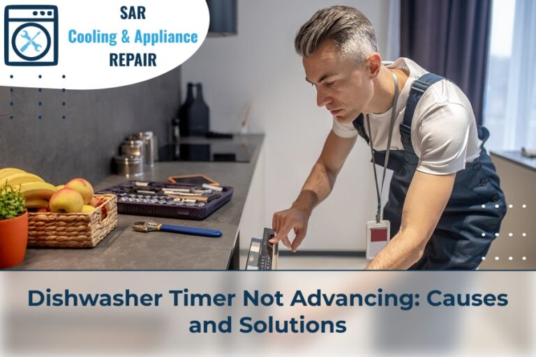 Dishwasher timer not advancing Causes and Solutions