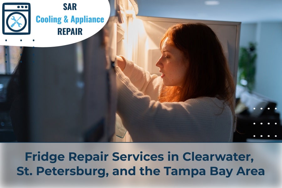 Fridge Repair Services in Clearwater, St. Petersburg, and the Tampa Bay Area