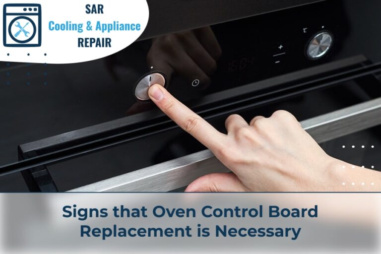 Oven control board replacement SAR Cooling & Appliance Repair