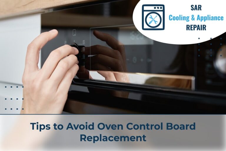 Oven control board replacement SAR Cooling & Appliance Repair