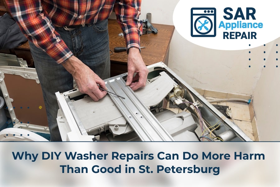 Why DIY Washer Repairs Can Do More Harm Than Good in St. Petersburg